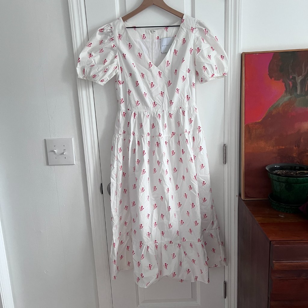 Markarian Caroline Geometric-Print Midi Dress — image 3 of 8